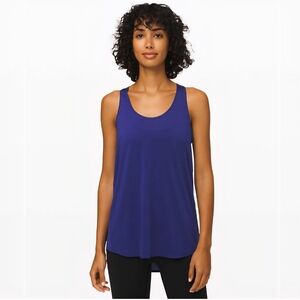 NWT Lululemon Scoop Neck Relaxed Tank Top in Royal Blue